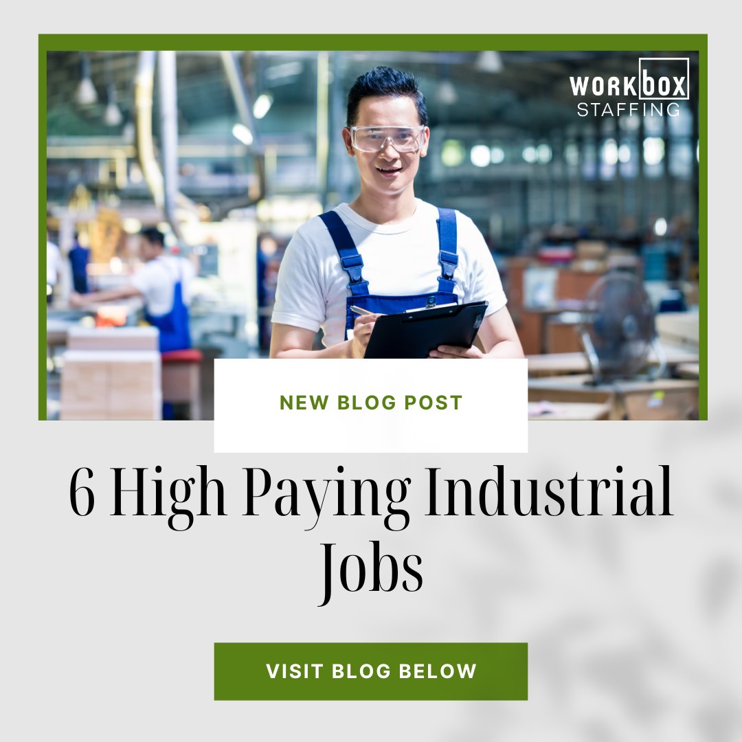 WorkboxStaffing's tweet image. 6 High-Paying Industrial Jobs
Looking for stability, great pay, and room to grow? The industrial sector is booming! From CNC machinists to welders.
Read more and take your career to the next level!

👉hubs.la/Q032kZTQ0
#WorkboxStaffing #HighPayingJobs