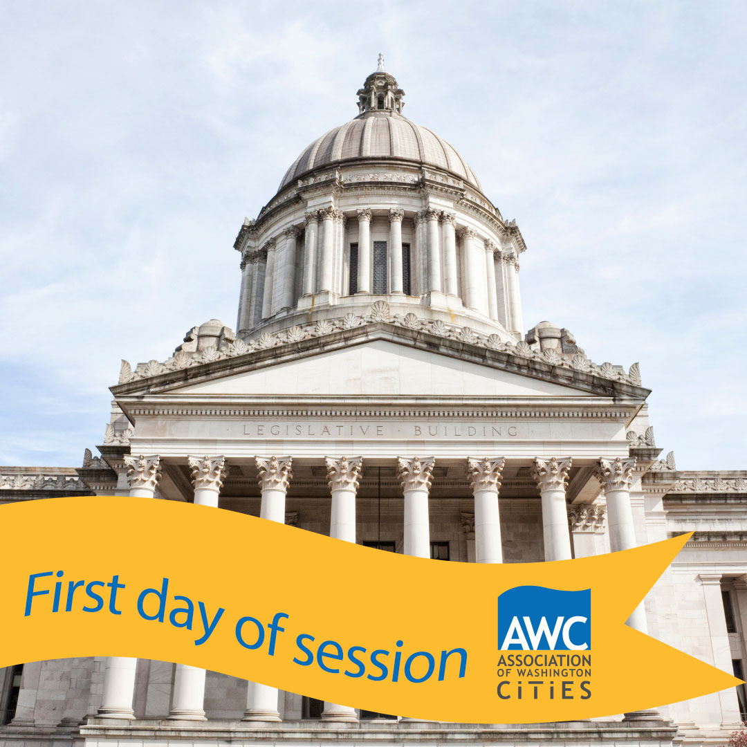 Happy first day of the legislative session, Washington city leaders and elected officials! Keep an eye on AWC's homepage for news, tips, resources, fact sheets, and updates on AWC's priorities and progress over the next 105 days. wacities.org