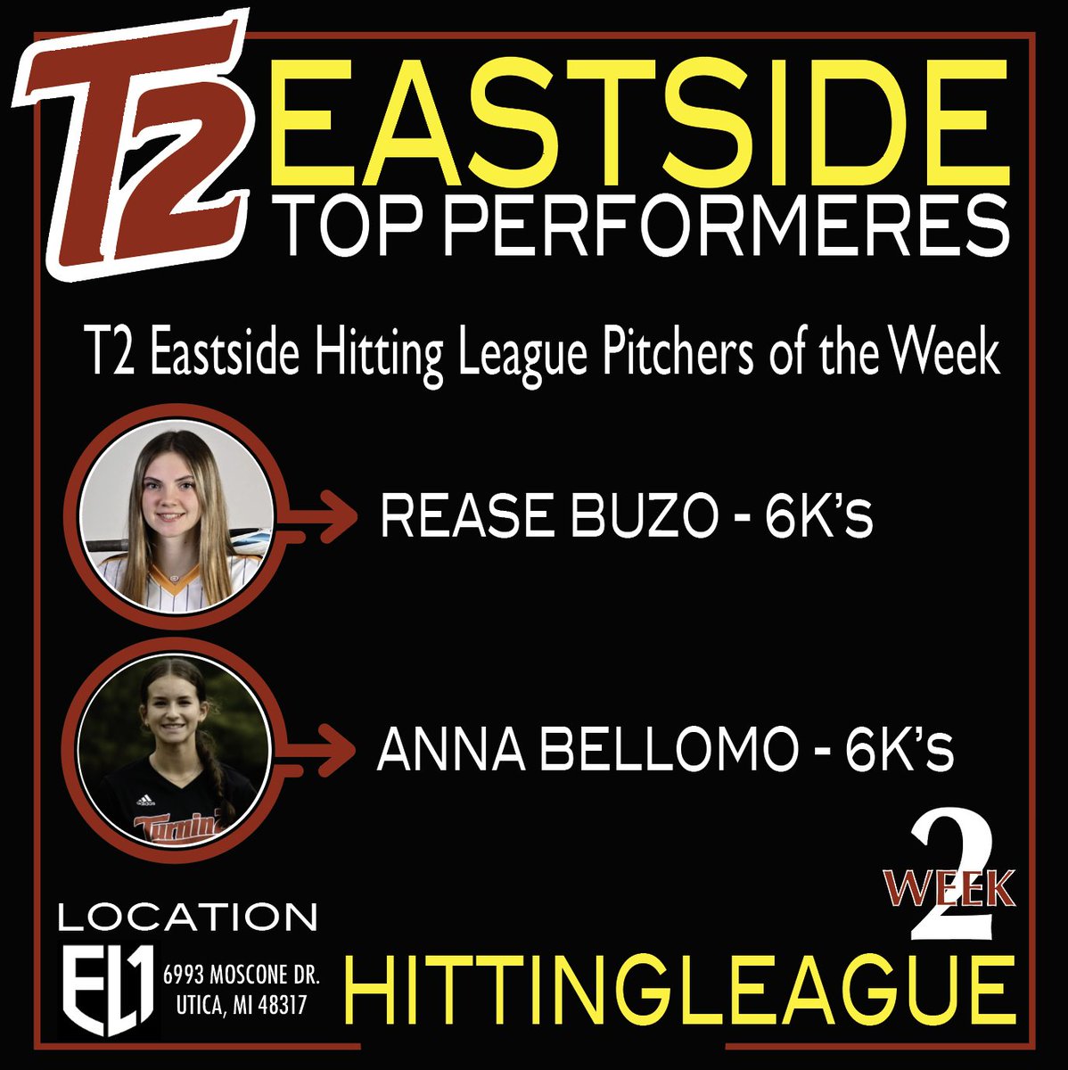 East Side Hitting League • Session 1 had another great week!
•
Remember registration for the East Side Hitting League • Session 2  is available now. Make sure to register your team today!
tms.ezfacility.com/OnlineRegistra…