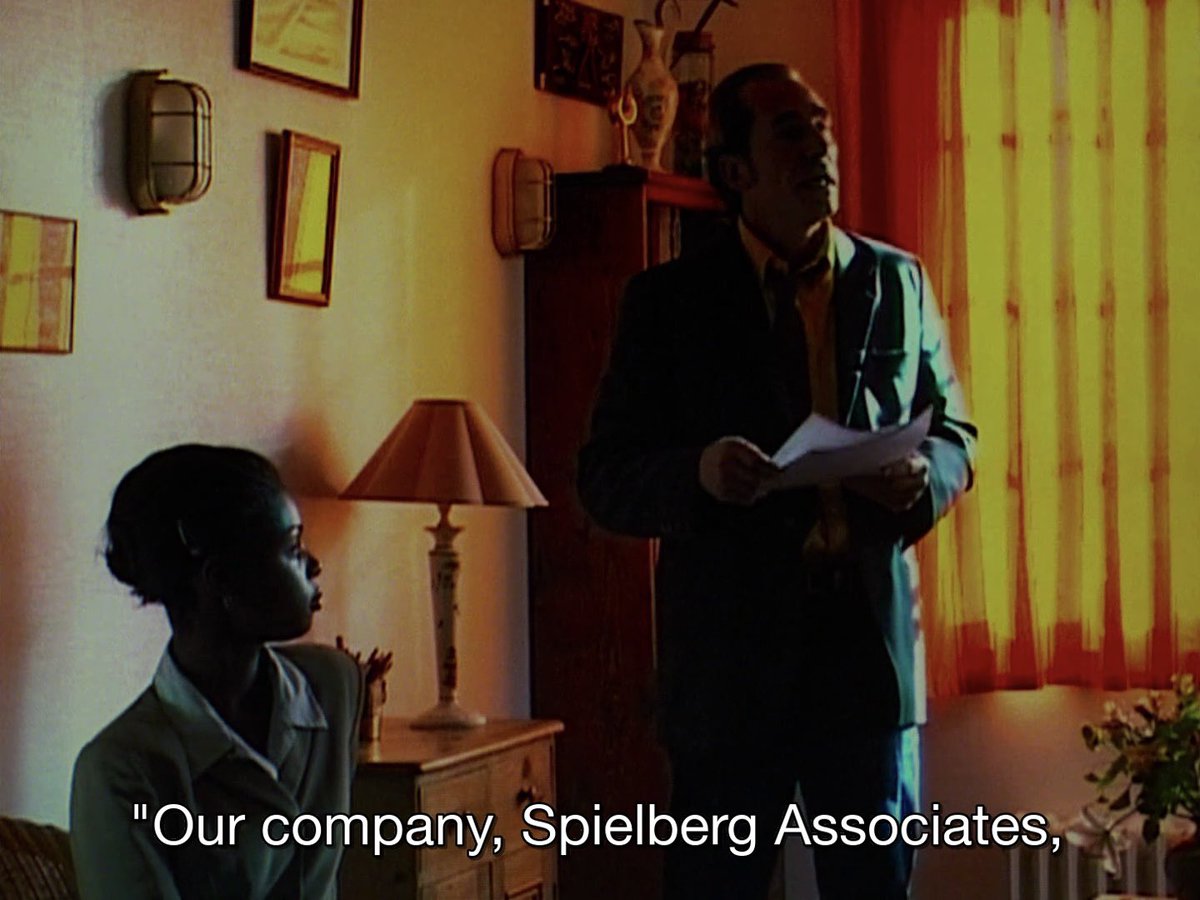 mutsu00000's tweet photo. The idea of “Spielberg Associates” put forward by in Éloge de l'amour, is just a network of international criminals, for whom he rewrites history and sells it back to children. No director in the all of cinema has been so rewarded by military, political, and monarchist figures. https://t.co/woYKgg3Xuy