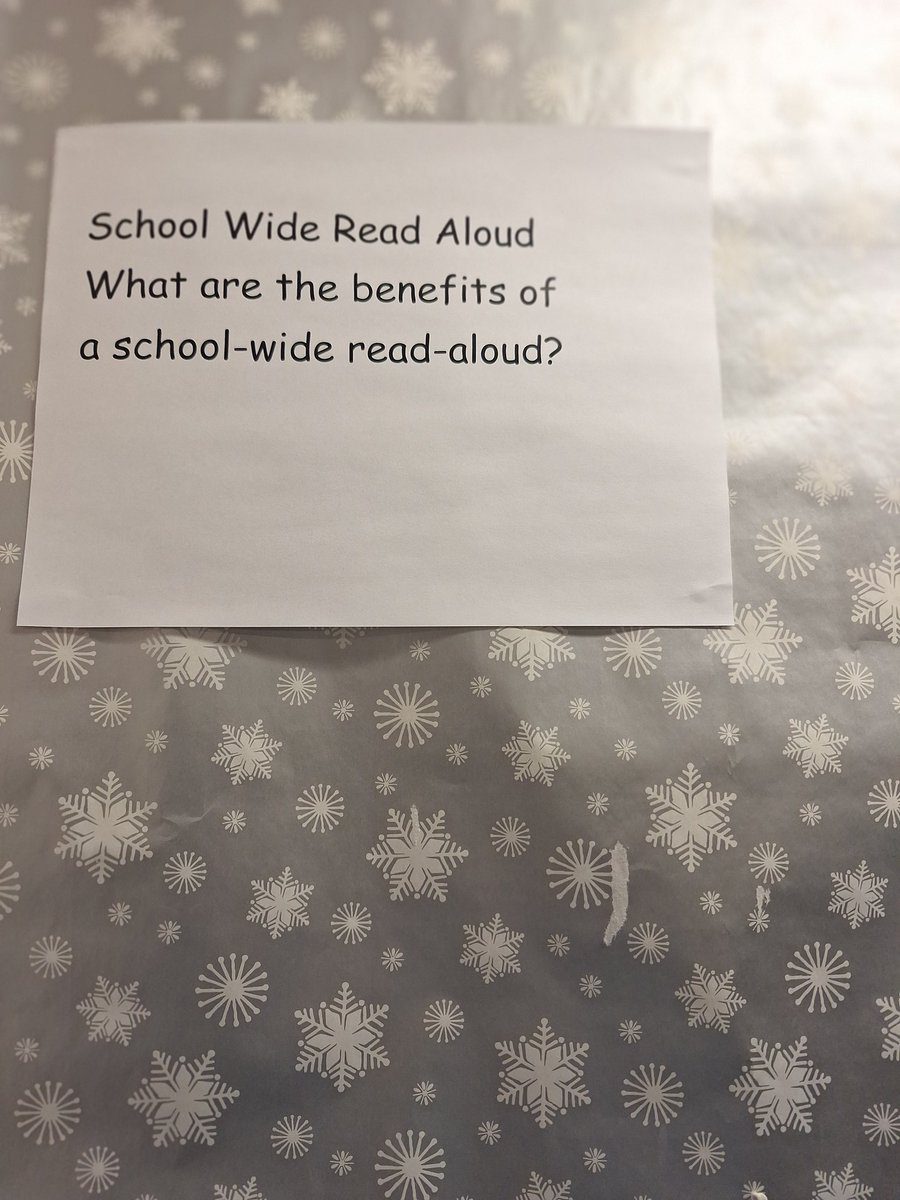 socialjusticete's tweet photo. School wide read aloud each month. #inclusion #literacy @AshleyOaksPS https://t.co/U40WudcBJm