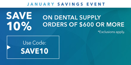 Save 10% on dental supply orders of $600 or more at tdsc.com! 🛒 

✅ Use code: SAVE10
⏰ Ends 1/19/25
Exclusions apply.