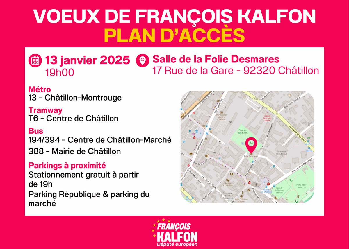 Aux vœux de <a href="/francoiskalfon/">François Kalfon</a> , député européen, pour <a href="/placepublique92/">Place Publique Hauts de Seine</a> <a href="/placepublique_/">Place publique 🟡</a>  🟡🟡
Avec <a href="/PJouvet/">Pierre Jouvet</a> <a href="/AzzazNadege/">Nadege Azzaz</a> <a href="/luccarvounas/">Luc Carvounas</a> <a href="/LounesA/">Lounes Adjroud🌹</a> <a href="/AntoineJouenne/">Antoine Jouenne</a> <a href="/joaquimtimoteo/">Joaquim TIMOTEO</a> <a href="/BriceGaillard/">Brice GAILLARD</a> &amp; co.