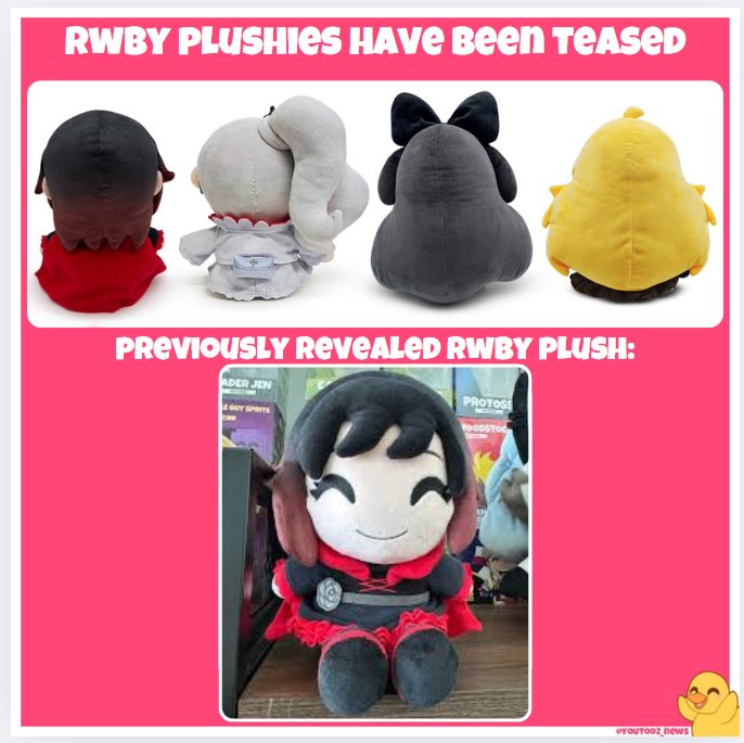 RWBY plushies have been revealed, here's one of the previously