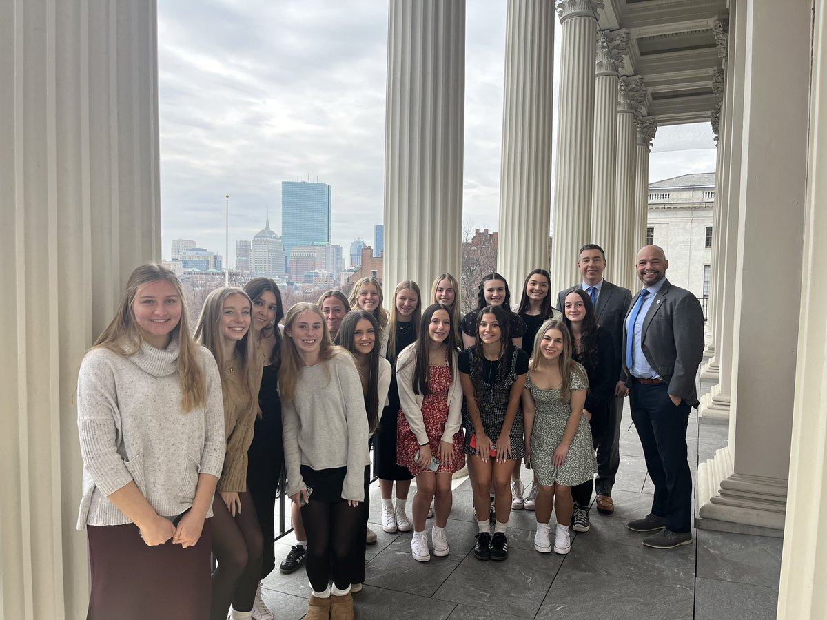 DouglasTigersAD's tweet photo. It’s a great day to be a Tiger‼️
Thank you Senator Ryan Fattman and Representative Joe McKenna for this incredible invitation and experience. Your time and generosity is greatly appreciated in continuing to help make this State Championship Title special! 
💙🐯⚽️🏆

@RyanFattman https://t.co/QbfTUgarbu
