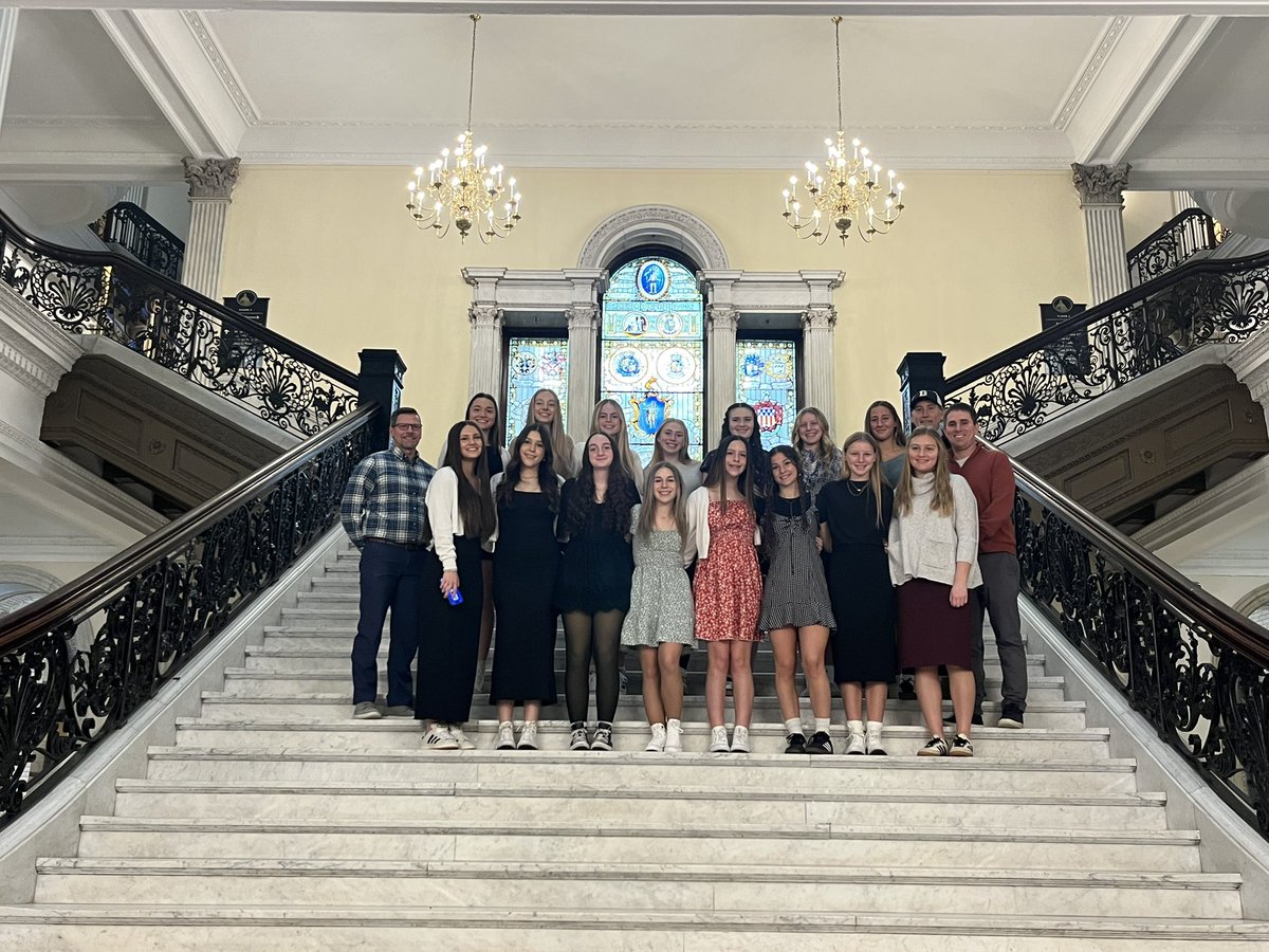 DouglasTigersAD's tweet photo. It’s a great day to be a Tiger‼️
Thank you Senator Ryan Fattman and Representative Joe McKenna for this incredible invitation and experience. Your time and generosity is greatly appreciated in continuing to help make this State Championship Title special! 
💙🐯⚽️🏆

@RyanFattman https://t.co/QbfTUgarbu