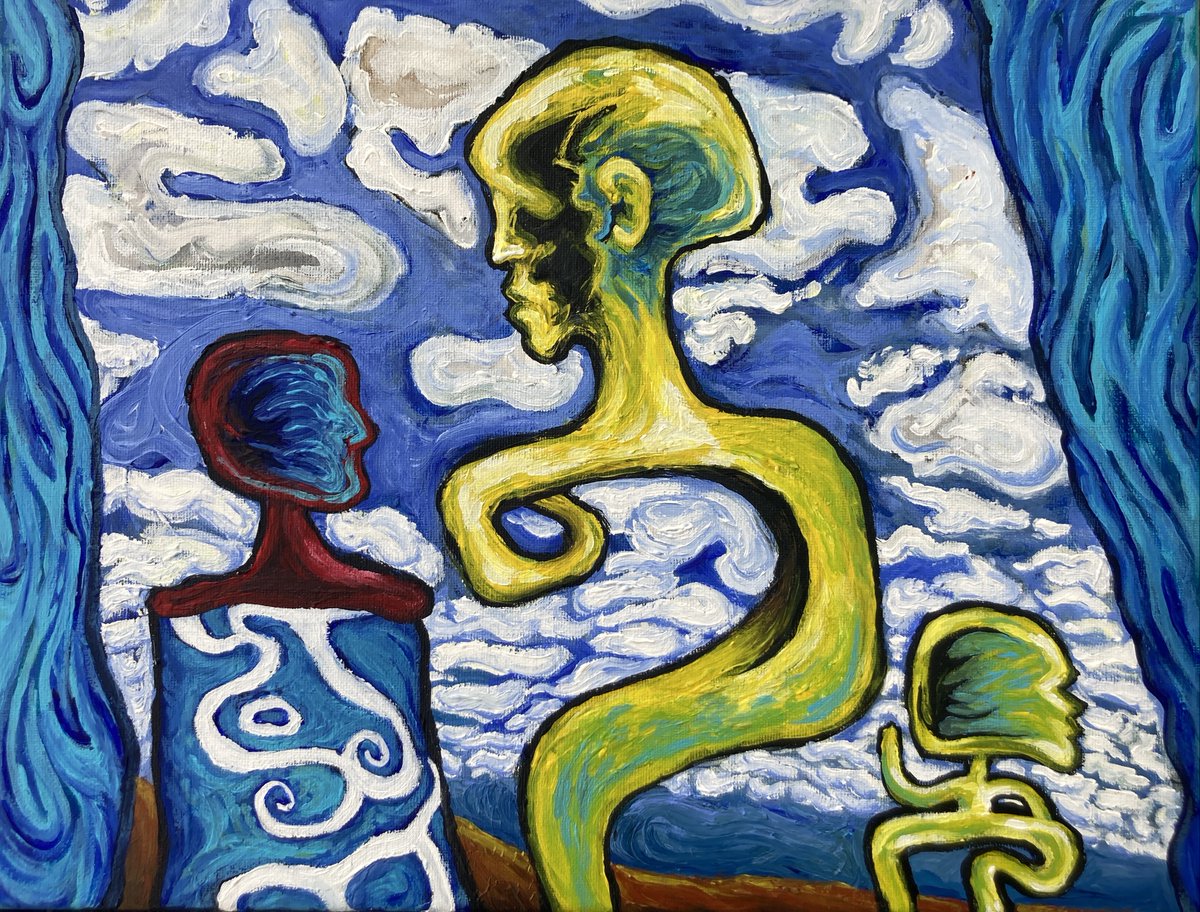 selling this painting for $200. acrylic on canvas, 11x14", completed in 2022. dm to inquire!