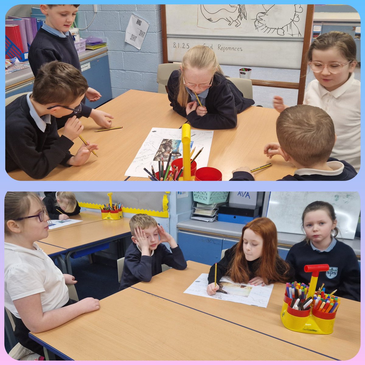 SpringsidePS's tweet photo. Primary 3/4 have started their new IDL topic #ScottishMythsandLegends. They shared all their previous knowledge and wrote down lots of questions and things they wanted to learn during our topic. #Nessy #Kelpies #TamLin #Selkies #GhillieDhu #MakingThinkingVisible. https://t.co/GNro9kNdh3