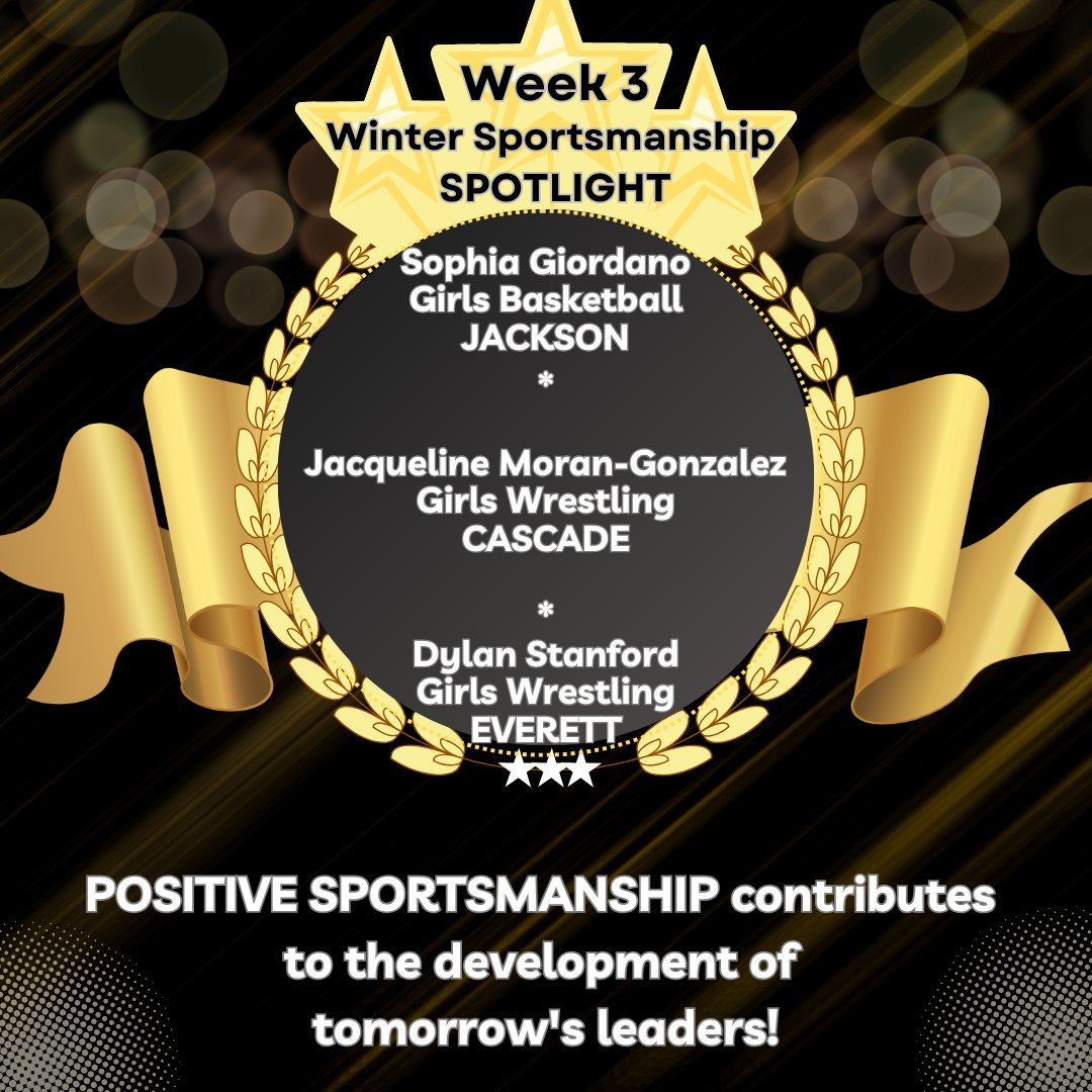 Our winter head coaches were asked to nominate one team member who demonstrates outstanding sportsmanship and leadership. Congratulations to the following winter athletes for being awarded with this week's Sportsmanship Spotlight!
<a href="/EverettSchools/">Everett Public Schools.WA</a>