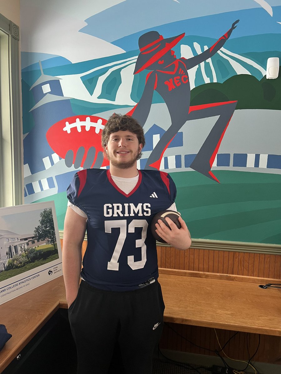 AidanPerry73's tweet photo. After a great conversation with @Coach_KKelly and a visit with @gaudette54 I’m excited to announce that I have received an offer from @GrimsFootball 
@DanversFootball https://t.co/2mjK4Z3RuT