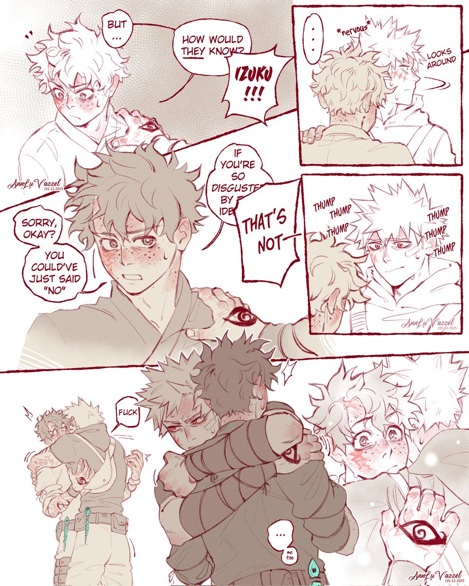 Shadowhunters AU [part 2]
*right after the rejected kiss*
•
#bkdk #dkbk #bakudeku #mha