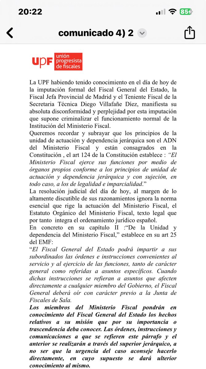 UPFiscales's tweet photo. Sobre la decisión del instructor del TS de citar como imputado al FGE y ampliar la investigación al Teniente Fiscal de la Secretaría Técnica 👇 https://t.co/RS4Hv82D6x