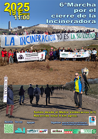 1/8🚨 Este domingo, 19 de enero, salimos en la 6ª Marcha por el cierre de la Incineradora de Valdemingómez. Uniremos nuestras voces para exigir justicia ambiental y el fin de esta amenaza para la salud y el medioambiente. 🌱✊ ¡Acompáñanos! 🗓️ 
Dentro🧵