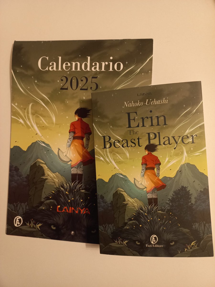 RebeccaMais's tweet photo. Da domani in libreria!! Con il pre-ordine in regalo il bellissimo calendario @FaziEditore @lainfazieditore !! #erinthebeastplayer #nahokouehashi https://t.co/zoGdDGinBi