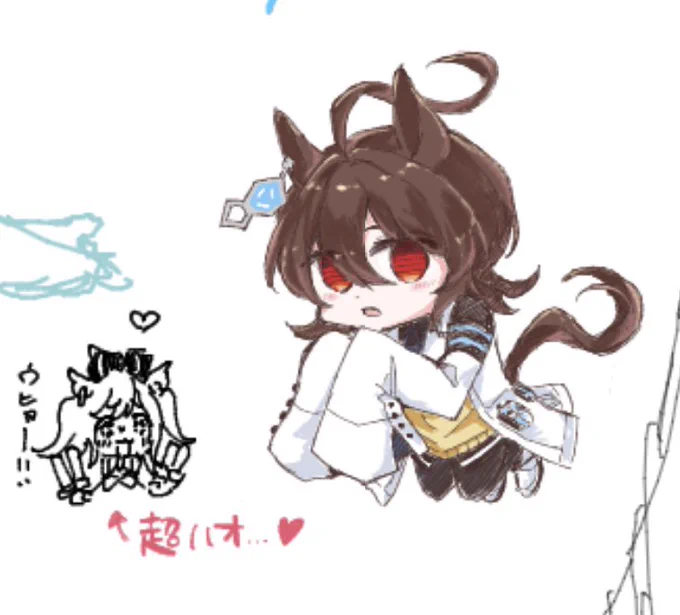ちみっこいも描いてた 