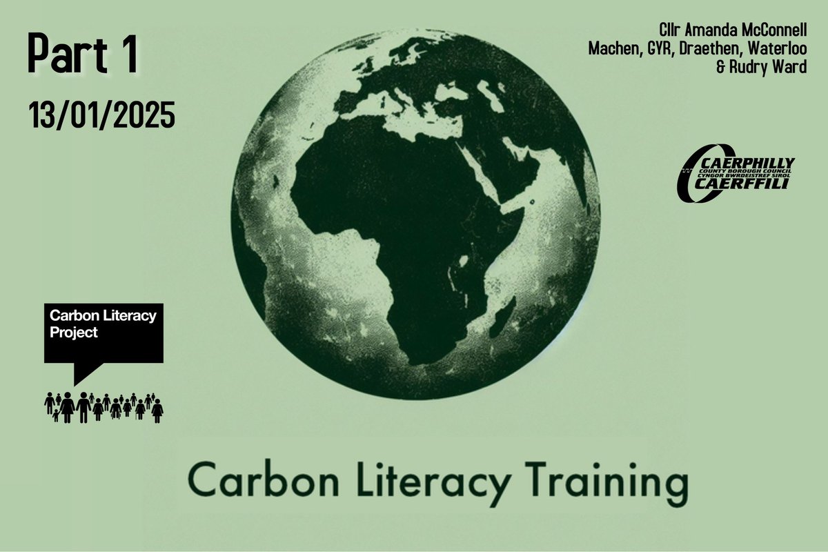 McConAmanda's tweet image. 🌍 Attended Carbon Literacy Training (Part 1) this evening. I am now much more aware of the carbon costs and impacts of everyday activities and how we can help tackle climate change. Part 2 to follow. 
#CCBC #GlobalEffortNeeded #PlantMoreTrees #ClimateChange #ClimateAction #Wales
