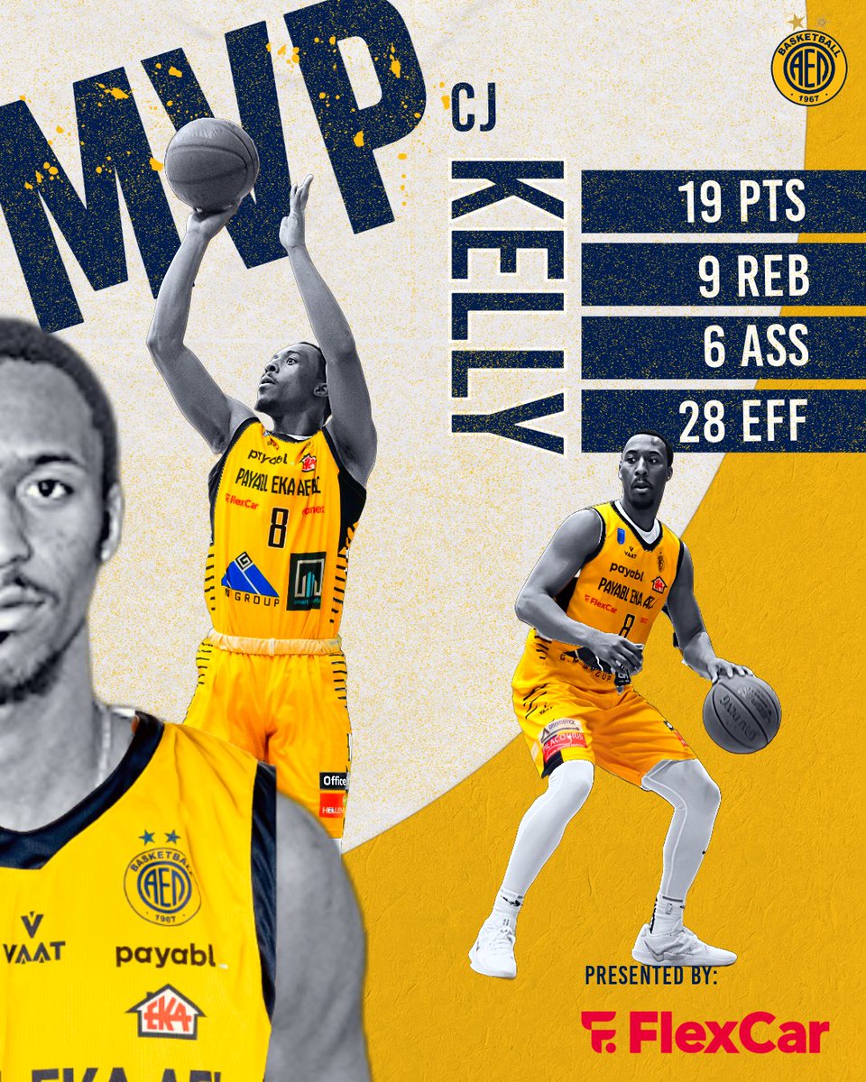 ael_bc1967's tweet photo. CJ Kelly delivered a strong performance against Achilleas! 🌟 With 19 points, 9 rebounds, and 6 assists, he led the way with a high 28 efficiency rating. Keep pushing, CJ! 🔥💯
🔋Powered by : Flexcar
#aelbc #theQueen #achael https://t.co/LI5qBVSomH