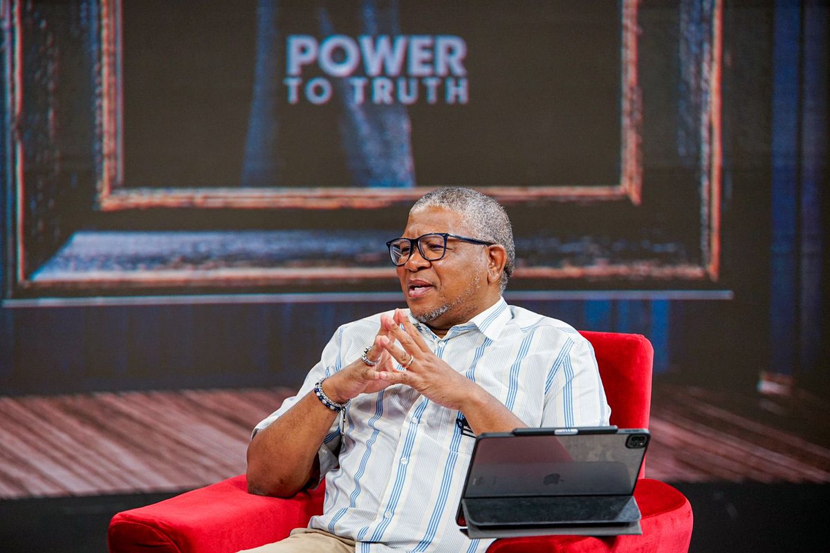 MYANC's tweet photo. ANC Secretary General, Cde Fikile Mbalula unpacks the January 8th
Statement on Power To Truth with @JJTabane, DStv Channel 403.
#ANC113Anniversary #ANCJan08statement https://t.co/hSrYWbLtKu