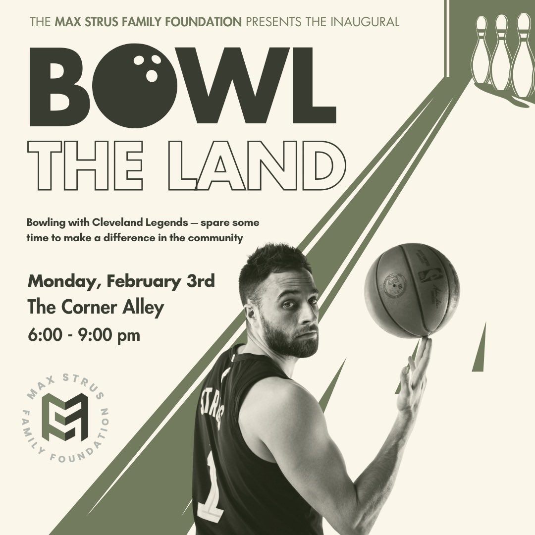 Max Strus Family Foundation (@strusfoundation) on Twitter photo 🎳 BOWL THE LAND 🎳
Join us for the inaugural Bowl the Land event, a special night inspired by a charity tradition Max grew up attending with his family 💚
For more details or to get involved, email info@maxstrusfamilyfoundation.org 🎳 BOWL THE LAND 🎳
Join us for the inaugural Bowl the Land event, a special night inspired by a charity tradition Max grew up attending with his family 💚
For more details or to get involved, email info@maxstrusfamilyfoundation.org