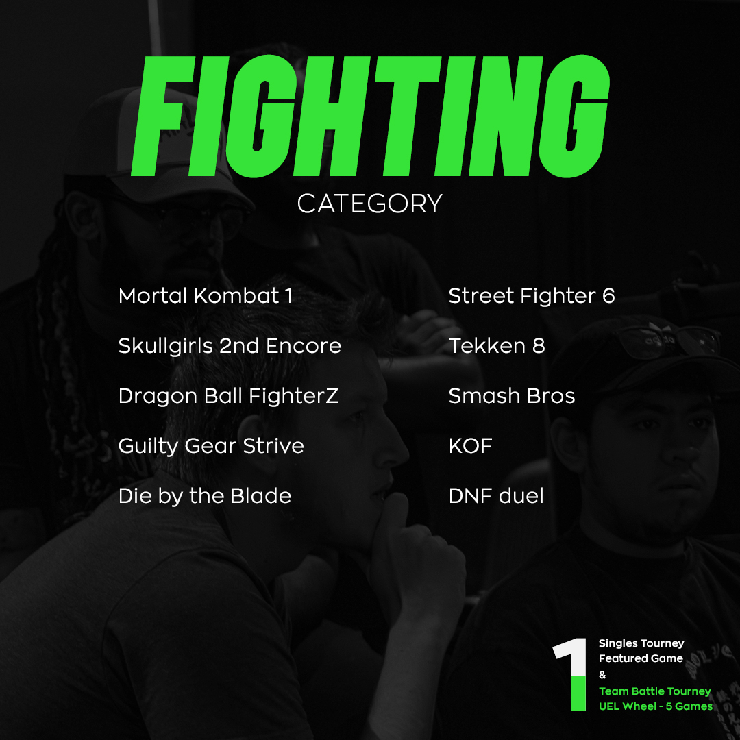 🎮 Vote for Your Top Fighting Games! 🥊 Endgamers Trials kicks off soon. Choose which fighters enter our Jan 31st traditional tourney and Feb 1st Wheel tourney. 

Don’t miss out! Join our Discord for all updates: discord.gg/Er8dh78JfD

#UEL #EndgamersTrials #FightingGames