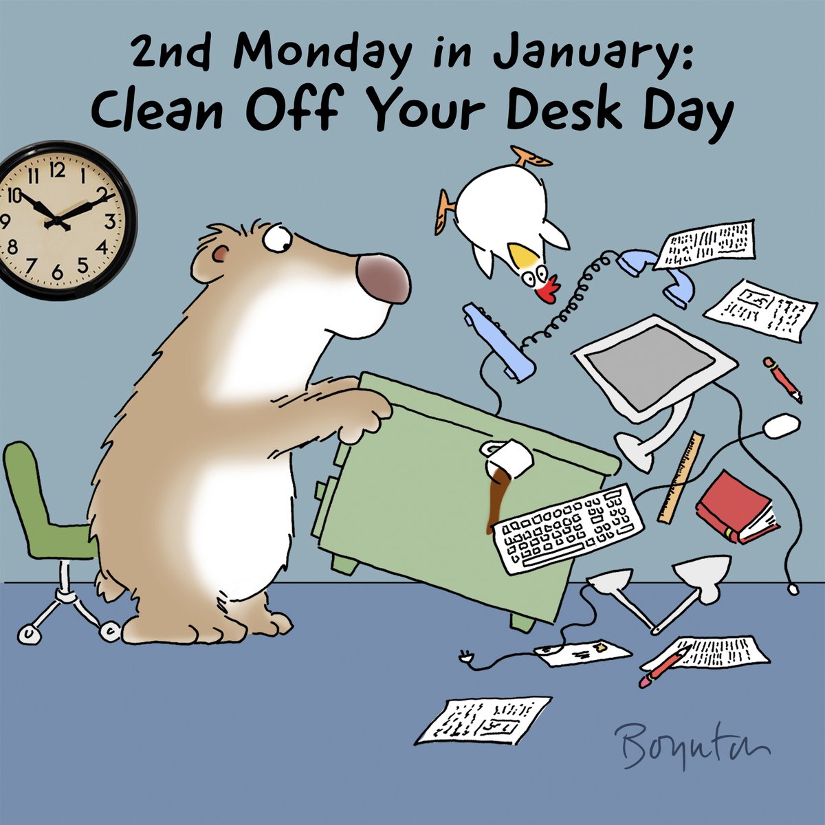 DONE! #CleanOffYourDeskDay