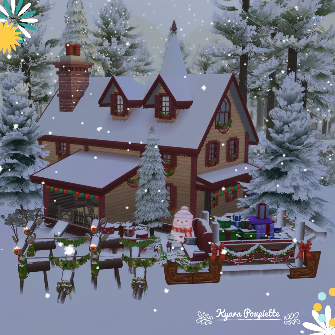 Kyara_Poupiette's tweet photo. New Build! °★°～Santa's house～°★°

Inspirée pour le challenge de @Creal_Kellogs. Disponible sur ma galerie sous l'ID -> Kyara_Poupiette https://t.co/h8UpcZ36gS