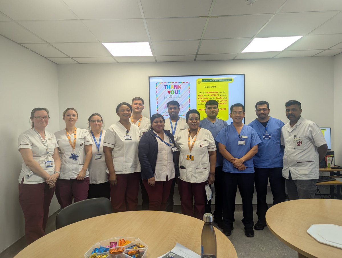 DeborahODeaADoN's tweet photo. Starting 2025 with teamwork and positivity! 🌟 At our Surgical Inpatient Healthcare Assistant Council meeting, we recommit to values of respect, support  and motivation to deliver the best patient care. Here's to an amazing year ahead  @SJHDoN @sreekanth_resmi @stjamesdublin https://t.co/GazSsp4YwD