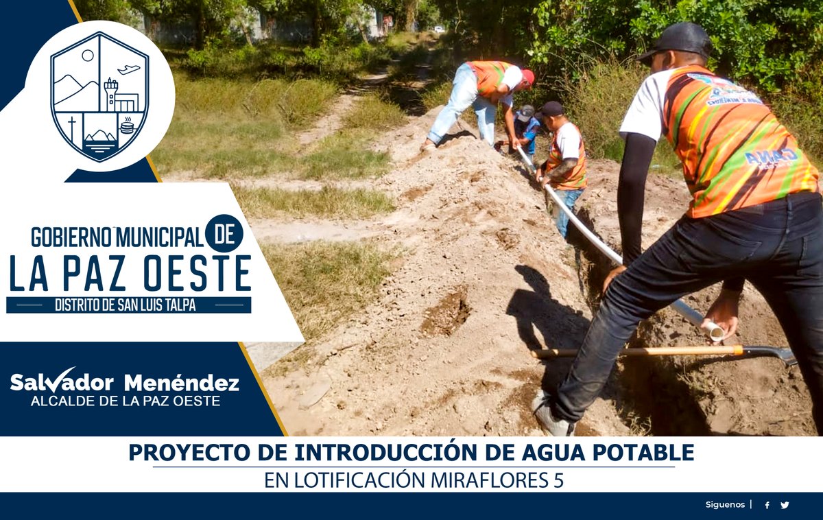 AlcaldeMenendez's tweet image. Seguimos avanzando con el proyecto de introducción de agua potable en Lotificación Miraflores #5. 💧 Mi compromiso es garantizar el acceso al vital líquido para todos. ¡Pronto este sueño será una realidad para toda la población de este sector! #ProgresoParaTodos #AguaPotable…