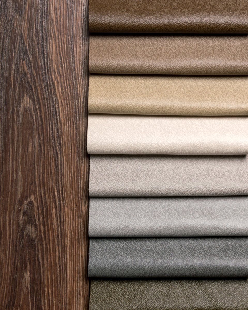 JamieStern_'s tweet photo. The eight colors of Jamie Stern's new Metro II are all elegant neutrals and earth tones meant to complement a variety of design schemes. 

#jamiesterndesign #leather #newleather #leathercollection #upholsteryleather #instockleather #leatherdesign #leatherfurniture #interiordesign https://t.co/UmlOY8ORcb