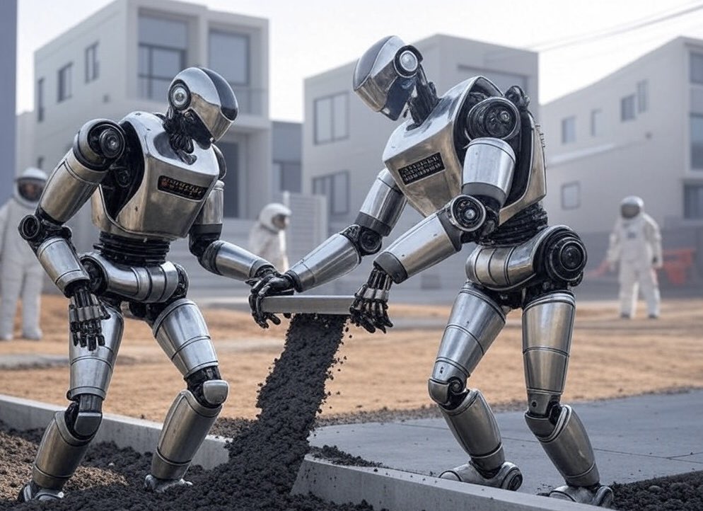 AB_LIFEonMARS's tweet photo. Robots at the service of astronauts on Mars. Robots can be used to pre-prepare the terrain and build before the arrival of people. 3D printing technologies will reduce the amount of materials that need to be delivered from Earth. #Mars 🚀 #RobotsonMars https://t.co/1J29i8Ljvh