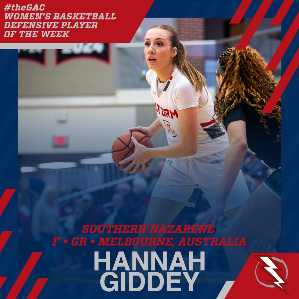 #TheGAC (@gacathletics) on Twitter photo You're not seeing double, but...#theGAC WOMEN'S ๐ WEEK NINE PLAYERS OF THE WEEK:
Offensive - Hannah Giddey, F <a href="/SNUwbb/">SNU Women's Basketball</a>
Defensive - Hannah Giddey, F <a href="/SNUwbb/">SNU Women's Basketball</a> You're not seeing double, but...#theGAC WOMEN'S ๐ WEEK NINE PLAYERS OF THE WEEK:
Offensive - Hannah Giddey, F <a href="/SNUwbb/">SNU Women's Basketball</a>
Defensive - Hannah Giddey, F <a href="/SNUwbb/">SNU Women's Basketball</a>