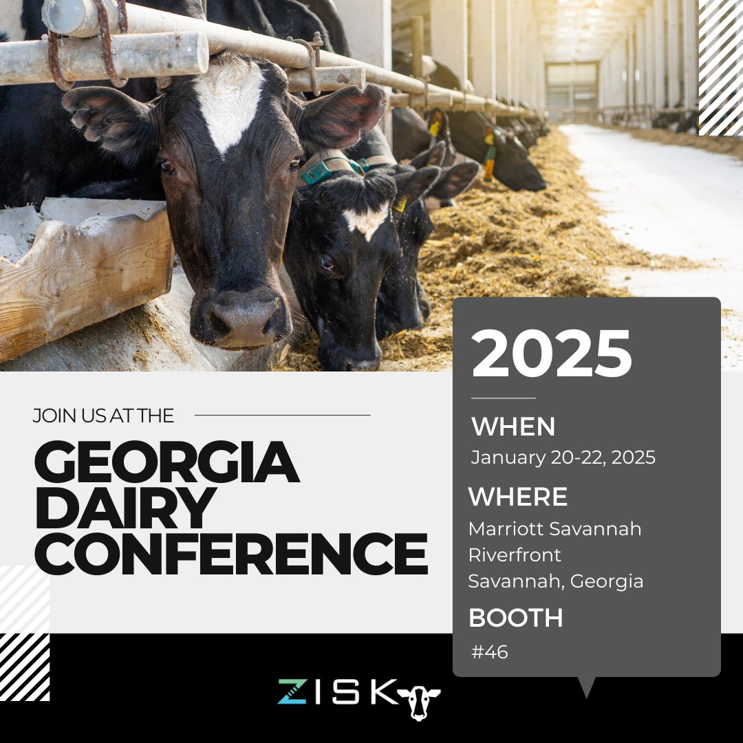 We are looking forward to the GA Dairy Conference next week! Find us January 20-22 in Savannah, GA. Be sure to stop by our booth #46, if you’re attending!
