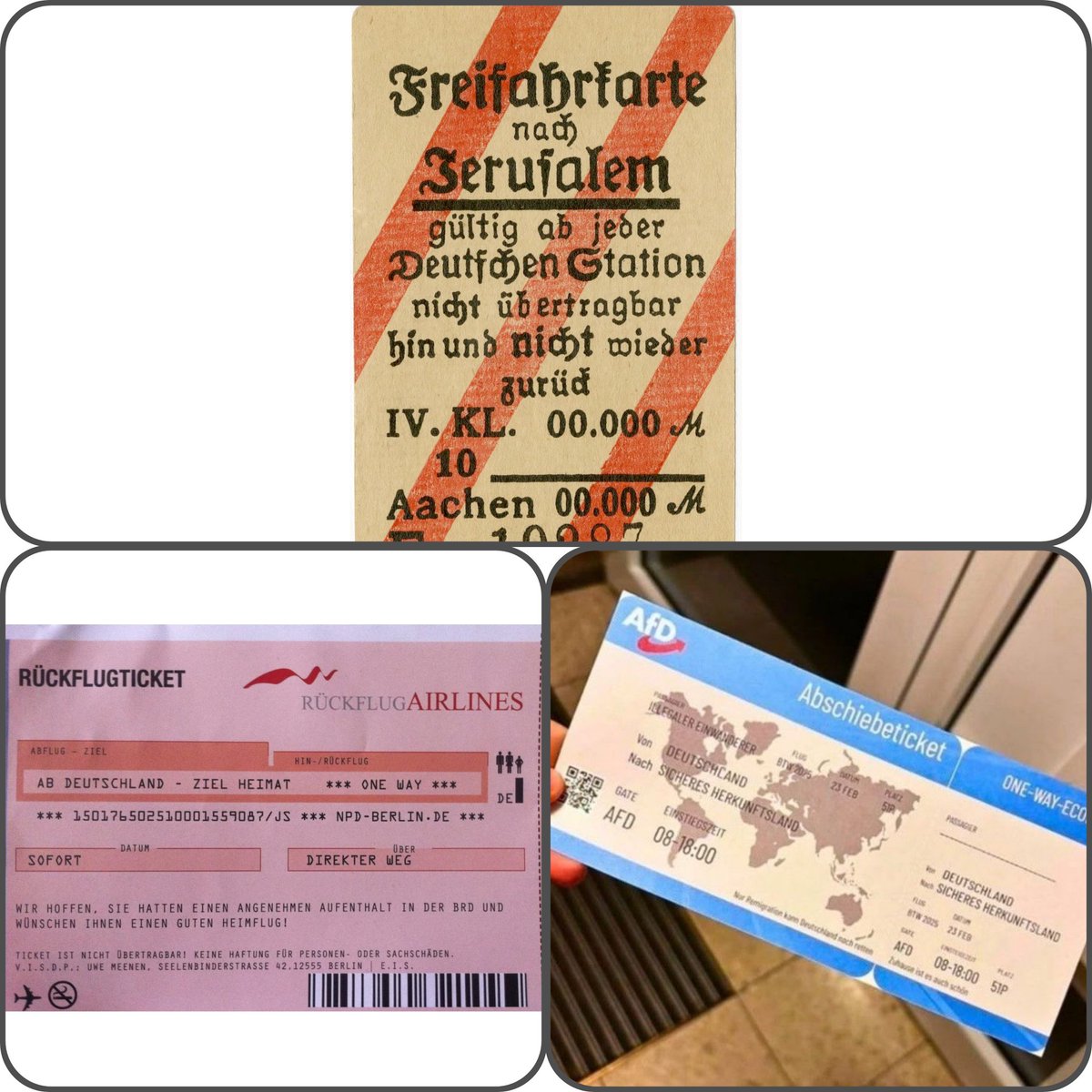 1. Nazis um 1933

2. NPD

3. AfD 

Alles Kommunisten!!!