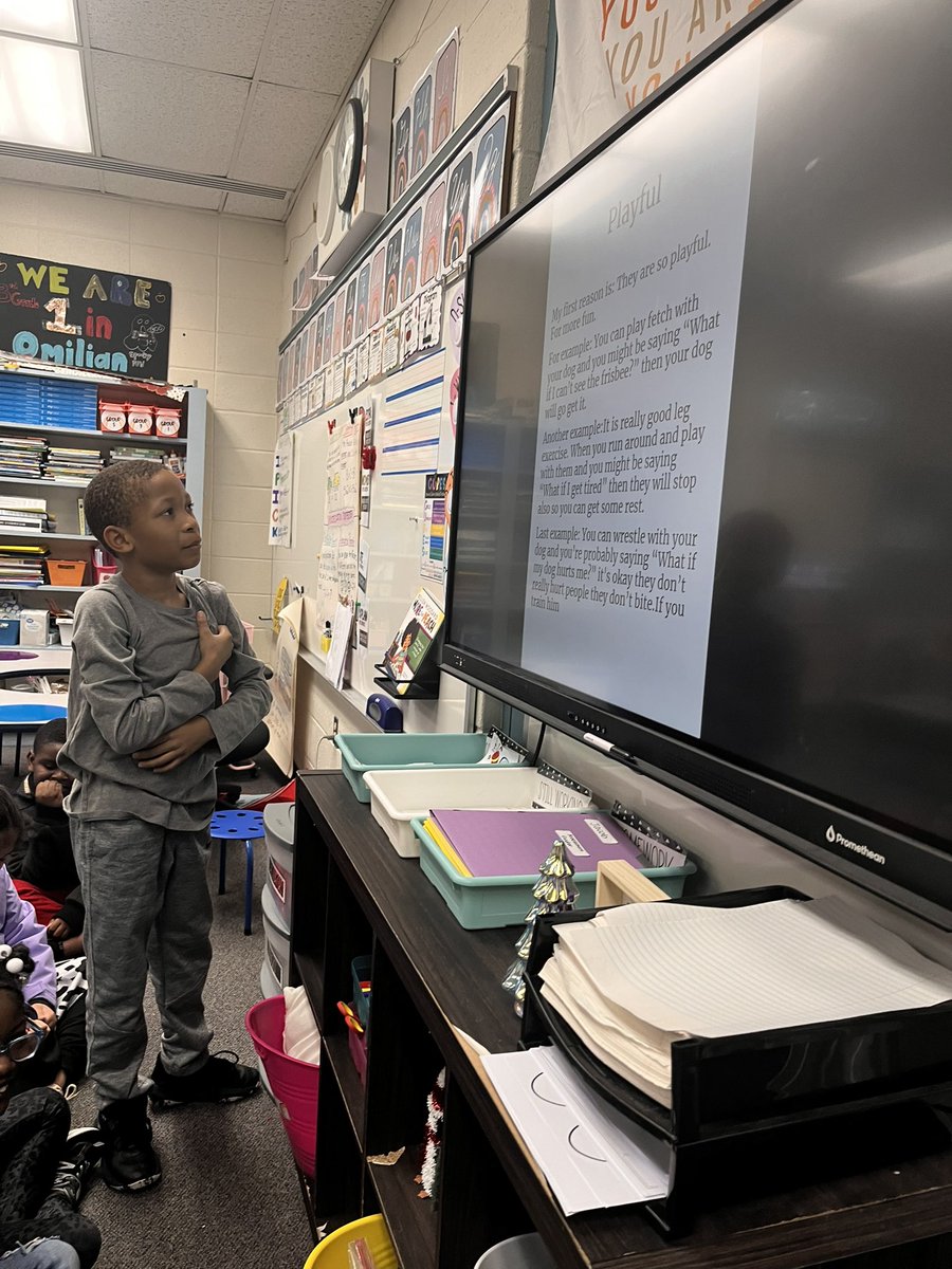 MrsOmilian's tweet photo. Today we presented our opinion writing pieces to our peers! So proud of their courage to come present and all of their hard work on their essays!📝@PrincipalKWayne @1WarrenCoNJDOE https://t.co/Iazp1wI0Oo