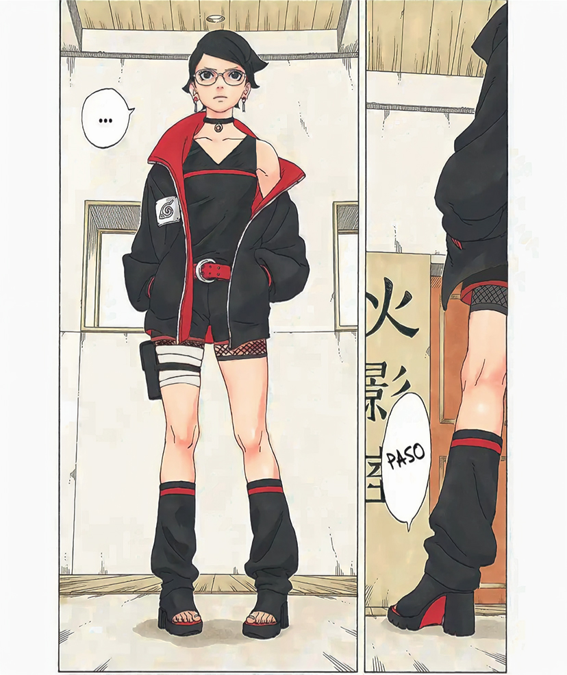 FukuiSubaru's tweet photo. @archeroforario In my personal Opinion, el labial o "labios" en Sarada no le queda, o cuanto menos no la forma en las que lo hace Ikemoto, x ejemplo creo que a Yodo no le queda nada mal, pero al menos ese panel específico de Sarada siento que no le cae bien y su ver de Tomo tampoco mejora mucho. https://t.co/lyNrijwGWz