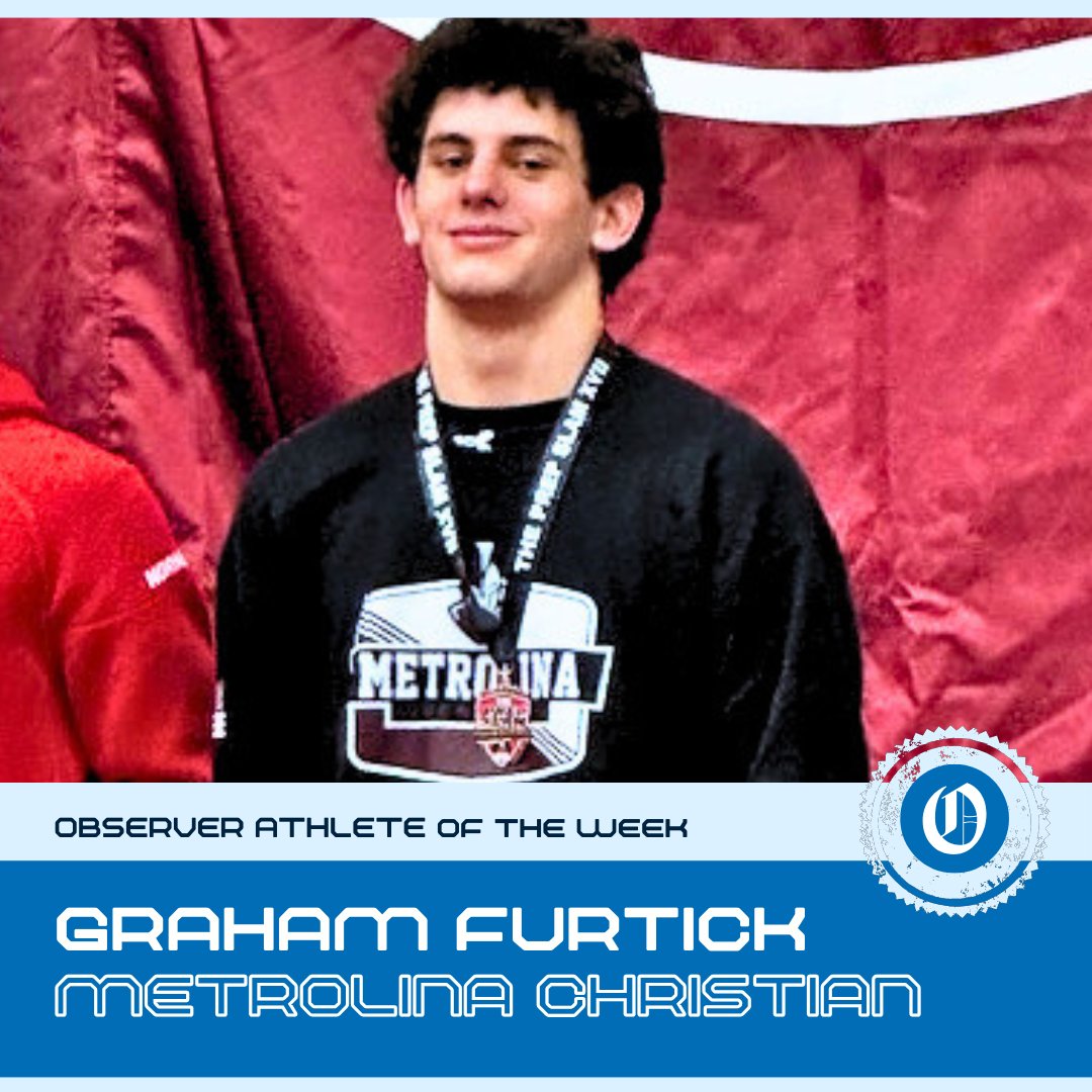 Metrolina Christian's Graham Furtick is The Observer's boys' high school athlete of the week

His story at link below

charlotteobserver.com/sports/high-sc…