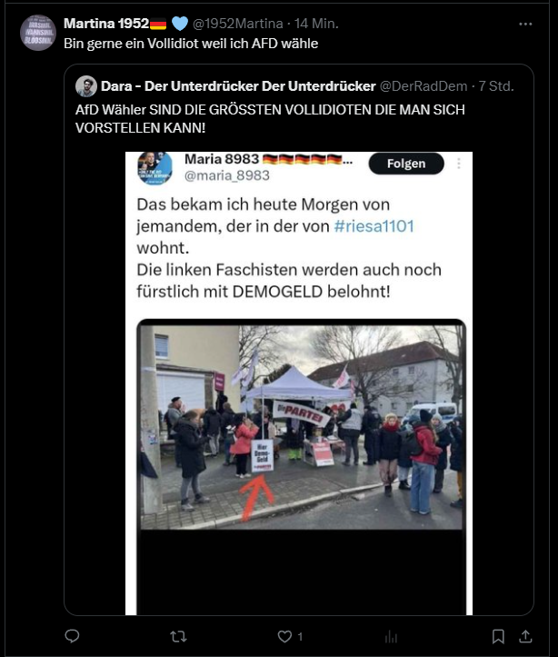DerRadDem's tweet photo. WIRKLICH DIE DÜMMSTEN!!! https://t.co/M8MDhDX1sd