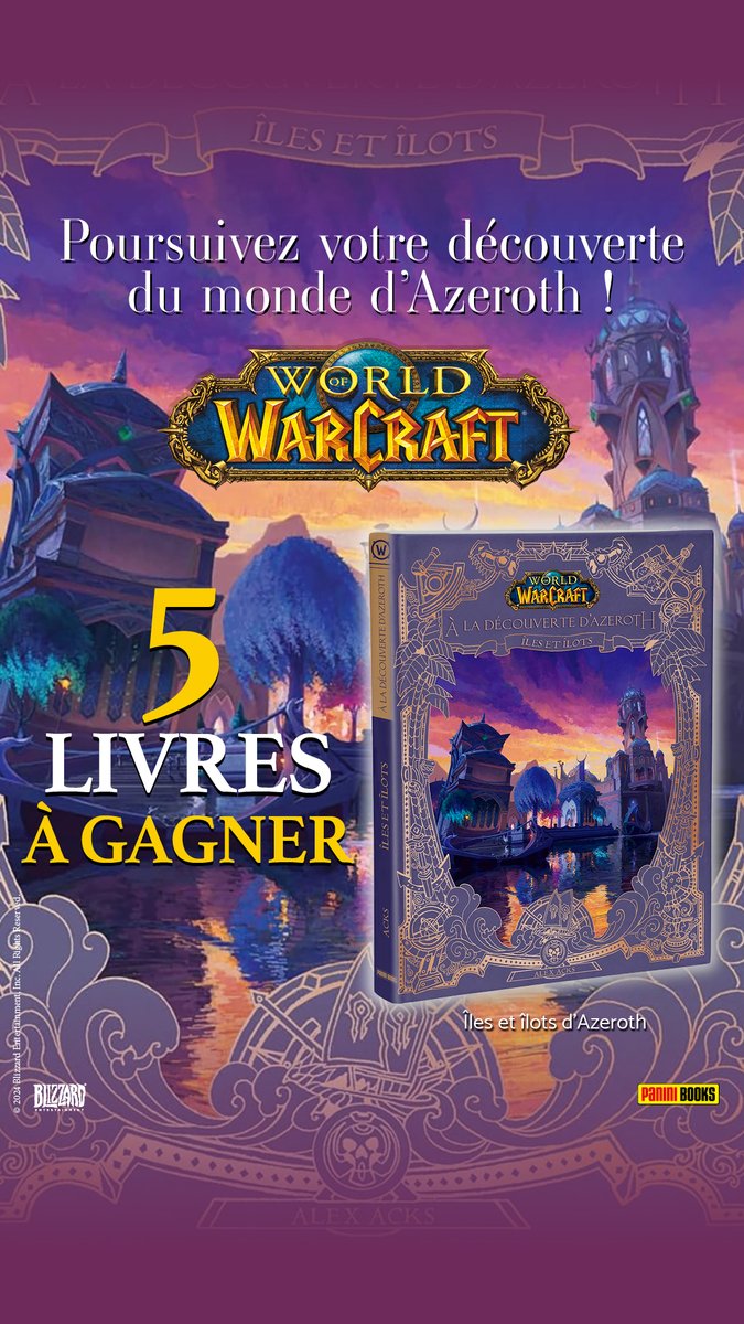 Cruella (@cruelladk) on Twitter photo 🎁GIVEAWAY 🎁
<a href="/paninicomicsfra/">Panini Comics France</a> m'offre la chance de vous faire gagner 5 exemplaires du livre World of Warcraft : A la découverte d'Azeroth : Îles et îlots
Pour tenter de gagner :
❤️ Follow <a href="/cruelladk/">Cruella</a> et <a href="/paninicomicsfra/">Panini Comics France</a>
🔁 RT ce post
📅TAS le 20/01
Si vous voulez l'acheter 🎁GIVEAWAY 🎁
<a href="/paninicomicsfra/">Panini Comics France</a> m'offre la chance de vous faire gagner 5 exemplaires du livre World of Warcraft : A la découverte d'Azeroth : Îles et îlots
Pour tenter de gagner :
❤️ Follow <a href="/cruelladk/">Cruella</a> et <a href="/paninicomicsfra/">Panini Comics France</a>
🔁 RT ce post
📅TAS le 20/01
Si vous voulez l'acheter