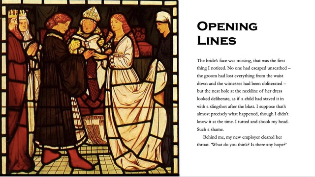 THE GHOST WOODS meets THE SILENCE FACTORY in WOODBINE, a Gothic thriller in which a lonely stained-glass artist must reassemble the fractured pieces of his memory before a malevolent creeper destroys his last chance at love.

#P2Ppit #A #UW #Q
