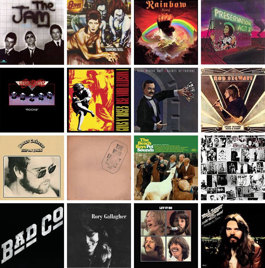 What are your Top 3 favourite albums pictured below?