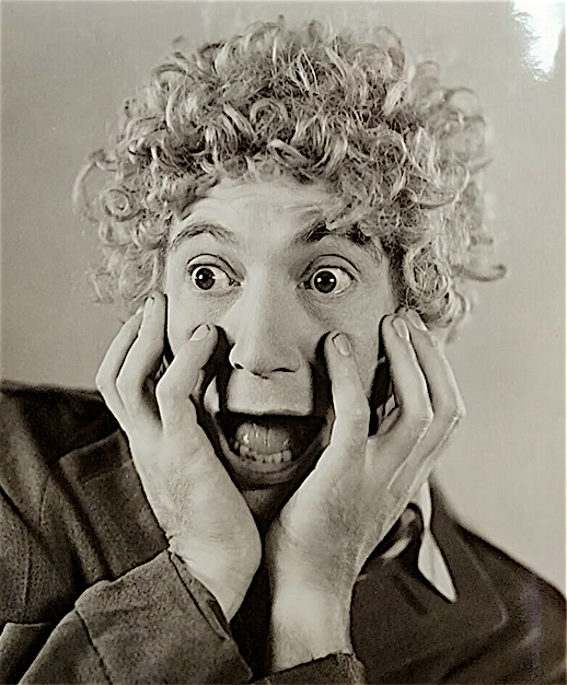 StoliarSteve's tweet photo. Uncommon Paramount publicity portrait of Harpo from "Animal Crackers" (1930). After his bright red stage wig didn't photograph differently from his brothers' hair colors in the black-and-white "The Cocoanuts," he switched to this strawberry blond variant to convey a lighter hue. https://t.co/IKELrBzOBk