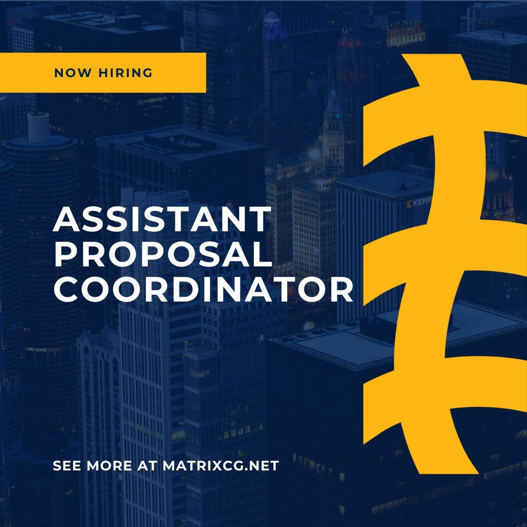 MatrixCG's tweet photo. We are #hiring an Assistant Proposal Coordinator to join our Administrative Support team. 

You can learn more about this position and apply via the following link: https://t.co/LvZrY0eDwi 

Learn more about our firm at https://t.co/svtAoU2nqQ

#MatrixConsultingGroup #LocalGov https://t.co/GGFS9zu25M
