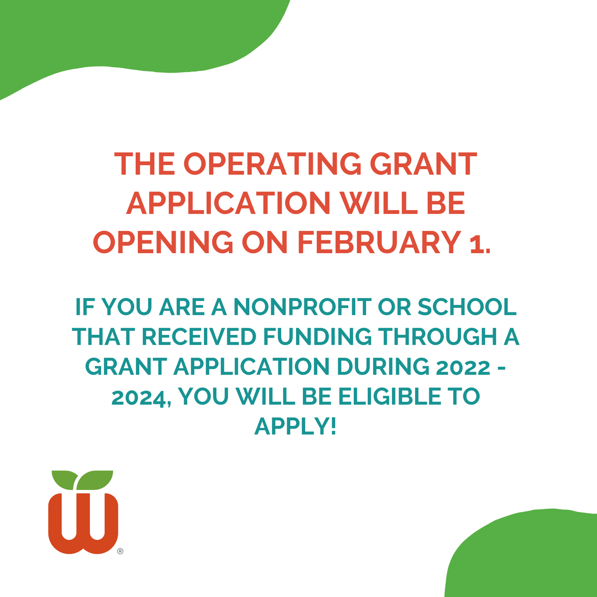 The Weld Trust (@weldtrust) on Twitter photo The Operating grant application will be opening on February 1! Nonprofits and schools that received funding through a grant application during 2022 - 2024 will be eligible to apply. To learn more, visit: weldtrust.org/grant/operatin… The Operating grant application will be opening on February 1! Nonprofits and schools that received funding through a grant application during 2022 - 2024 will be eligible to apply. To learn more, visit: weldtrust.org/grant/operatin…