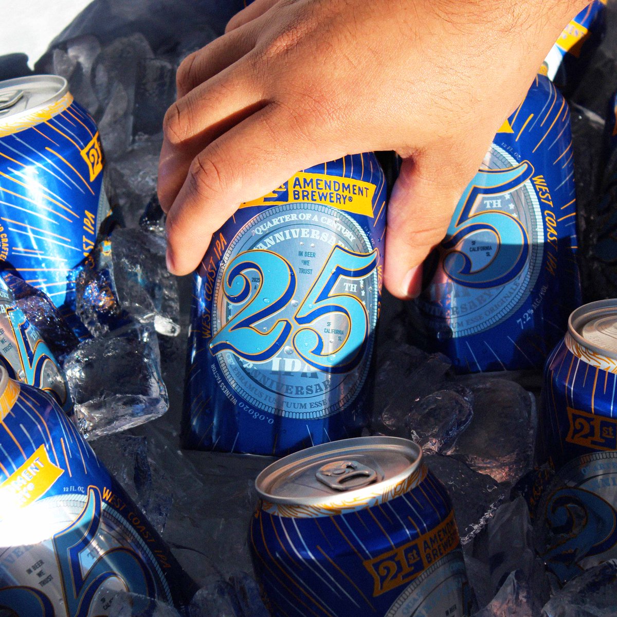 It’s our 25th birthday and we’re celebrating alllll year (because why not). Haven’t tried our 25th Anniversary West Coast IPA (7.2% ABV) yet? Head to either location for a pint or a 6-pack, and stay tuned for when you can find it in stores near you. Cheers to 25 years!