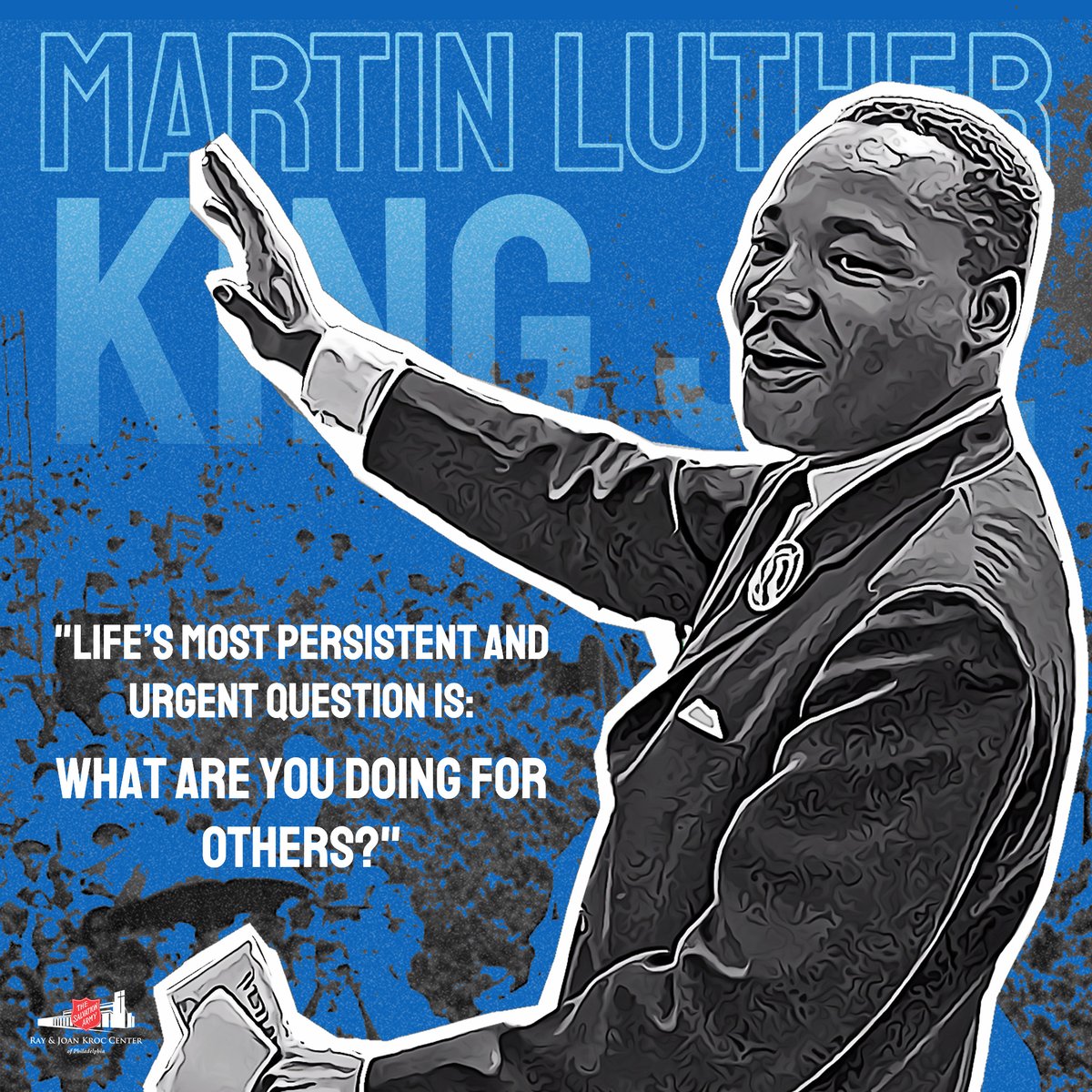 SalArmyKroc's tweet image. The Salvation Army Kroc Center of Philadelphia will be CLOSED tomorrow (1/20) to celebrate Dr. Martin Luther King Day. Please use this day as a “day of service” to assist those in need.

#SalvationArmy #KrocCenter #MLKDay