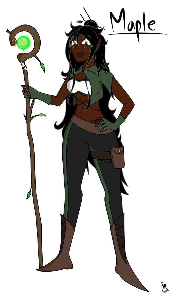 JayLMarkovich's tweet image. BEHOLD! Meet Maple, the main protagonist of the upcoming animated short Maple’s Apothecary!!
First time in a while I’ve drawn a humanoid character, I think she turned out pretty well!
#Maple #elf #mage #maplesapothecary #maples_apothecary #indieanimation