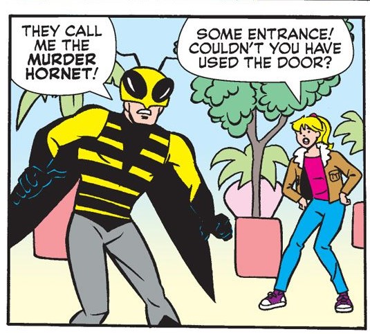 ArchieComics's tweet image. There's like SO MUCH buzz about the Murder Hornet causing problems in Riverdale right now.