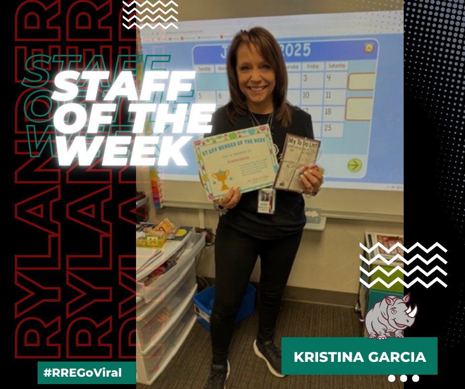 Rylander Elementary (@rockin_rhinos) on Twitter photo 👏🥳Congratulations Staff members of the Week 1/13 <a href="/Rockin_Rhinos/">Rylander Elementary</a> #RREGoViral Neelam Bajaj, Bridget Gallegos and Kristina Garcia 🥳👏 <a href="/katyisd/">Katy ISD</a> <a href="/katyisd_hr/">Katy ISD Human Resources Department</a> 👏🥳Congratulations Staff members of the Week 1/13 <a href="/Rockin_Rhinos/">Rylander Elementary</a> #RREGoViral Neelam Bajaj, Bridget Gallegos and Kristina Garcia 🥳👏 <a href="/katyisd/">Katy ISD</a> <a href="/katyisd_hr/">Katy ISD Human Resources Department</a>