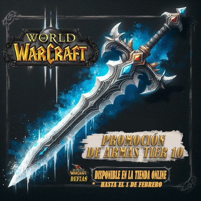WowDefias's tweet photo. Conquiste sus desafíos con armas dignas de leyenda. Descubra la Colección Héroe y forje su destino. Consigala con sus puntos de votos hasta el 1 de Febrero.
#warcraft #wow #multiplayer #woltk https://t.co/YKZfAlAKRj