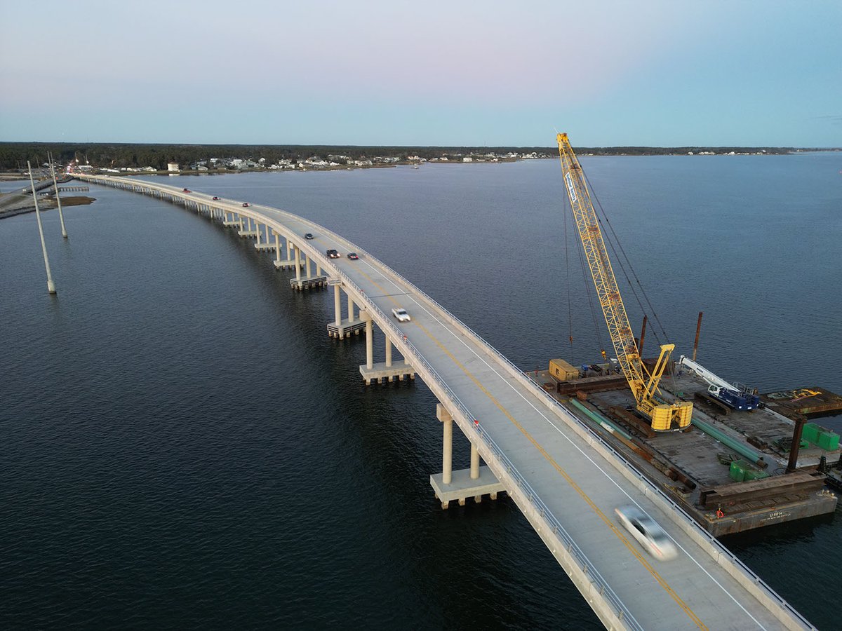GCPCI's tweet photo. By leveraging precast concrete and innovative GFRP &amp; CFRP reinforcement, the Harkers Island Bridge ensures long-term durability in harsh saltwater environments. Learn how this Design Award-winning project is paving the way for resilient infrastructure → https://t.co/gnLLBLD65I https://t.co/LunjbkqpNY